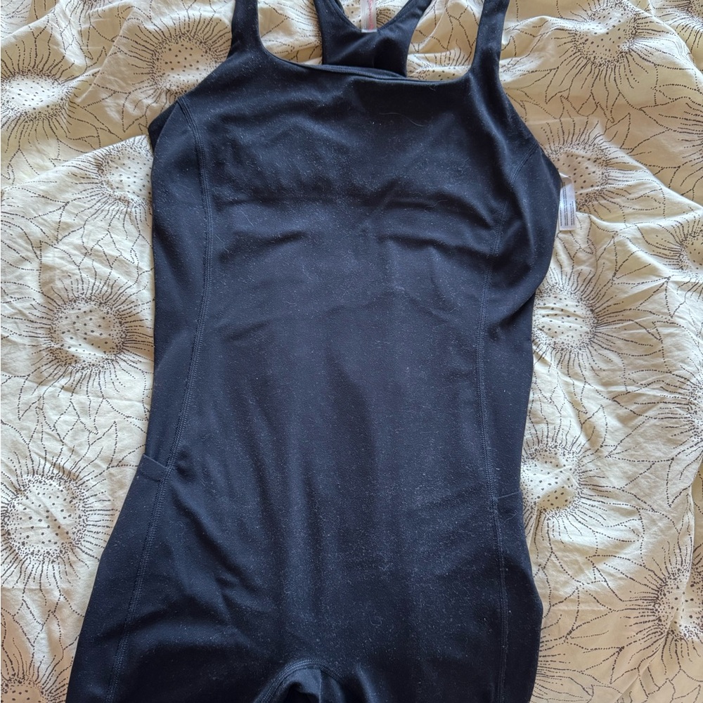 Free people black athletic romper